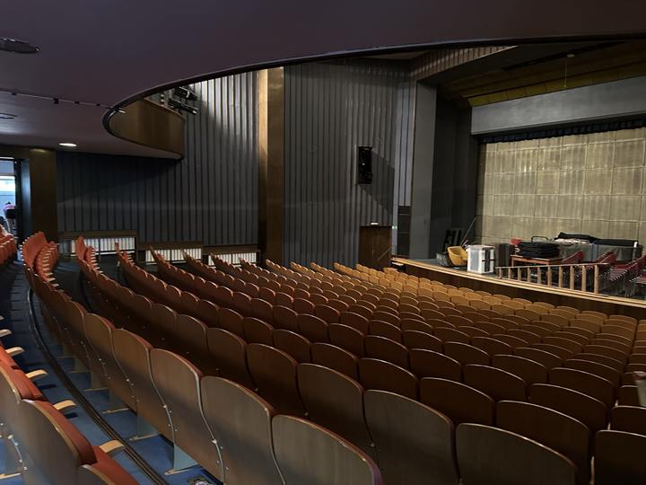 Auditorium and proscenium seen from the stage